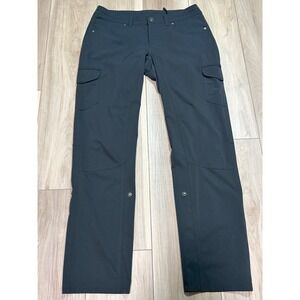 Kuhl Splash Roll-Up Pants Womens 8 Reg Charcoal Gray Cargo Hiking Capri 6326